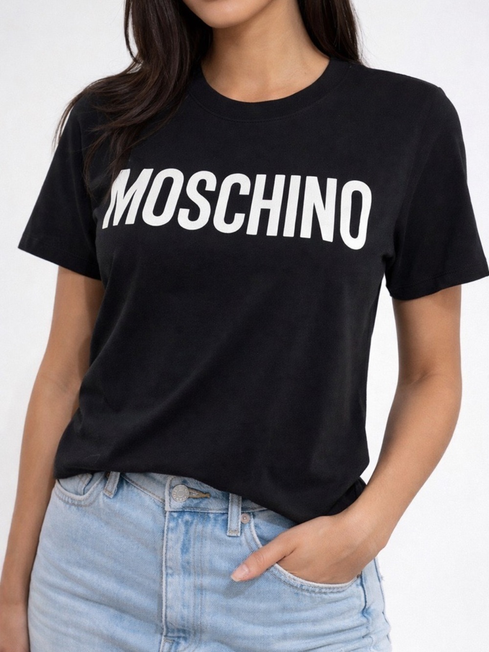 Moschino Couture Black Logo Tee – Size M